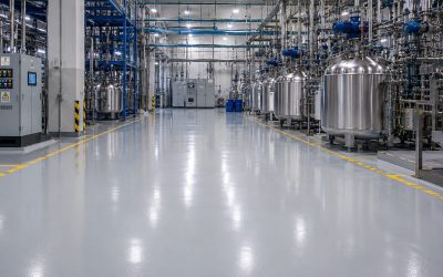 Pavimento para industria química: cómo elegir un suelo seguro, resistente y duradero